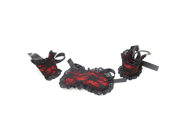 Lace eye mask & handcuffs JZ-SM65